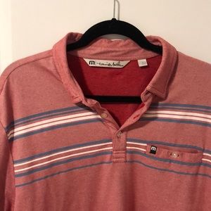 Travis Matthew Large Salmon Shirt